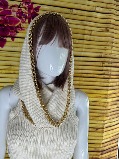 Embellished Knitted Snood